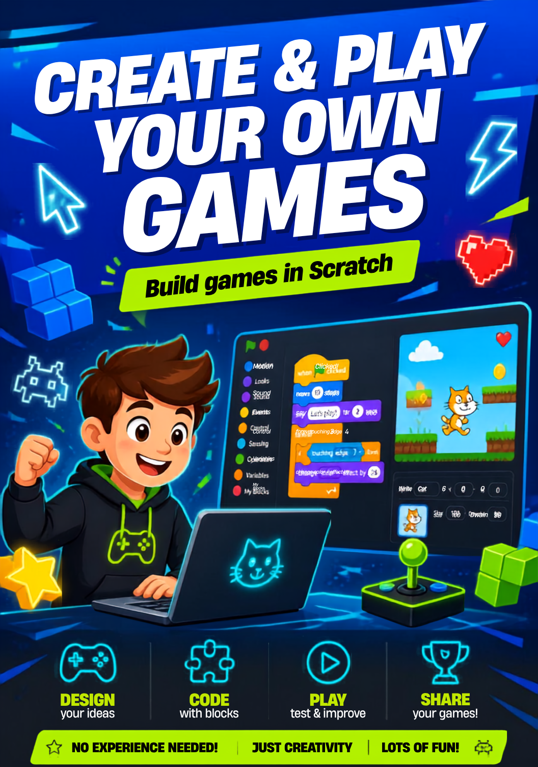 Create & Play Your Own Games: Scratch image 1