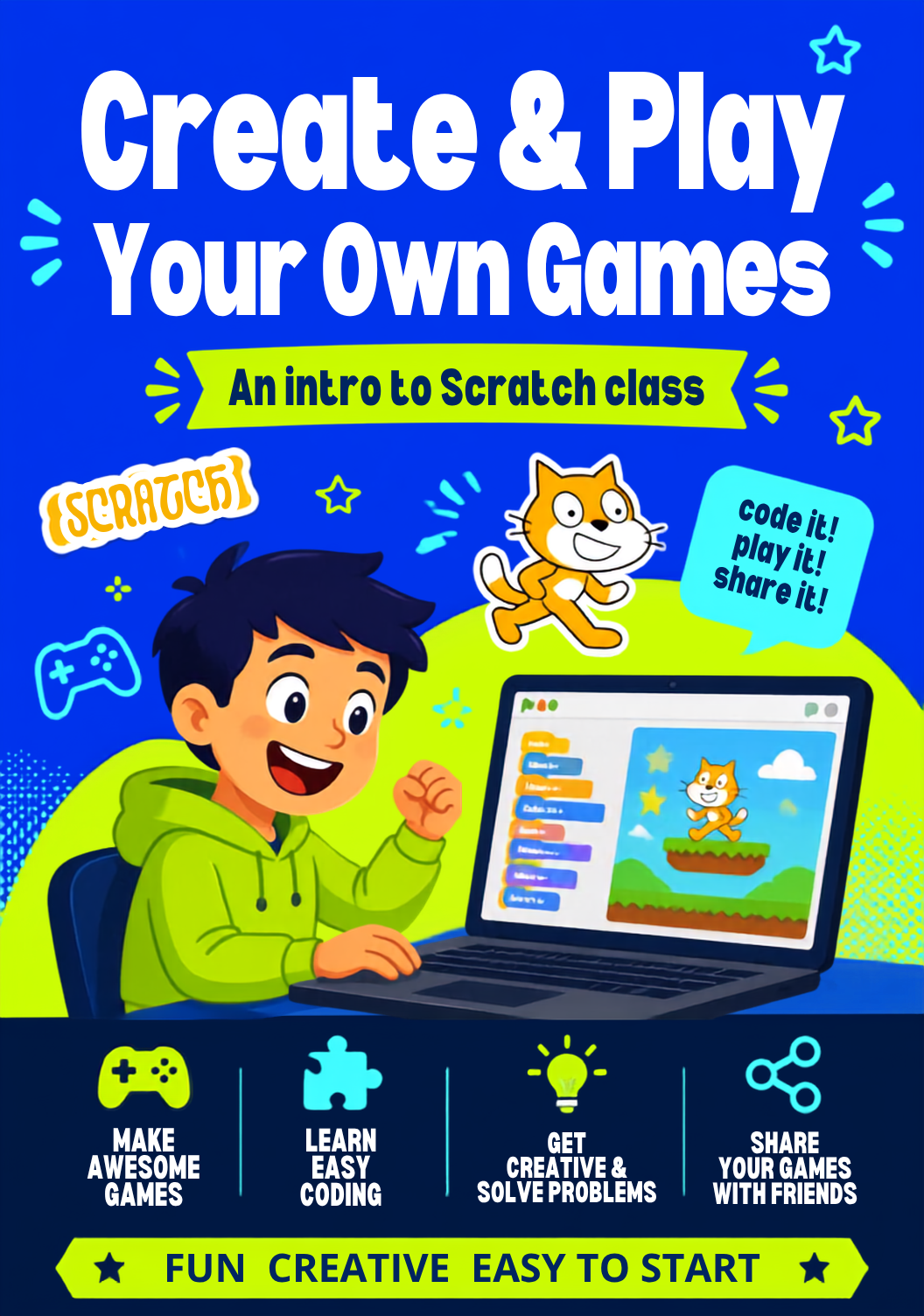 Create & Play Your Own Games: Scratch image 1