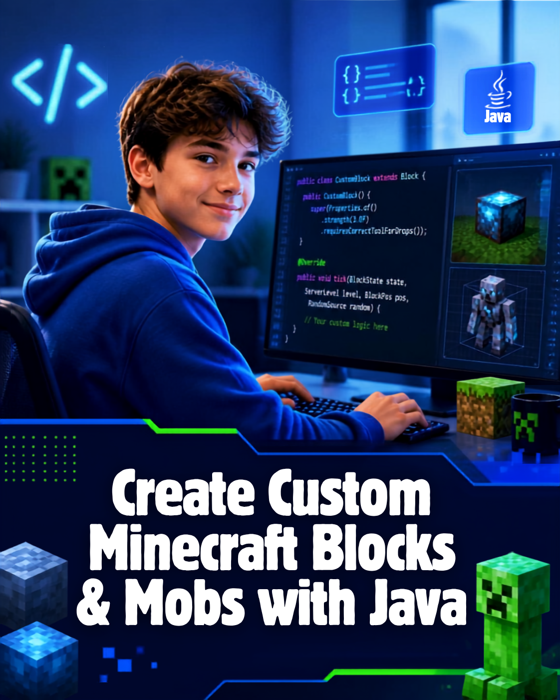 Create Custom Blocks & Mobs with Java image 1